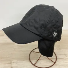 美品 ワークマン キルティング 耳あて付き キャップ ブラック Fサイズ 15749 色番015 帽子/防寒/耳当て[OL00688]のサムネイル