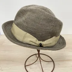 arth/アース 中折れハット ブラウン/茶色系 ニットハット リボン付き 日本製 57cm 帽子[OL00690]のサムネイル