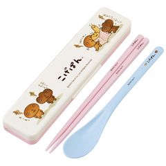 こげぱん キッチン 箸スプーンセット 食洗器対応 抗菌 カトラリー お弁当 箸 カトラリーセット おはしセット 大人 子供 サンエックス