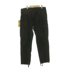 ダブルアールエル RRL SURPLUS CARGO PANT カーゴパンツ トラウザーズ テーパード ジッパーフライ W32 L32 チャコールブラック /DOのサムネイル