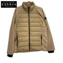 NANGA　ナンガ　×le coq sportif QGMSJL56 ベージュ ナイロン キルティングスタンドカラーダウンジャケット　LLのサムネイル