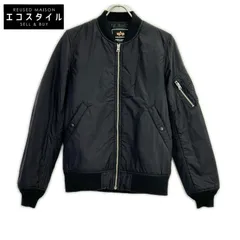 ALPHA INDUSTRIES　アルファインダストリーズ　TA1250-001 ブラック ライトシェル MA-1フライトジャケット　Mのサムネイル