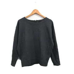 マイカ＆ディール MICA&DEAL カットソー Tシャツ 長袖 バックジップ シンプル 36 グレー 灰 /KT35のサムネイル