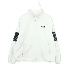 FILA (MEN - M) ポリ ロゴ ジップアップ ウィンドブレーカーのサムネイル