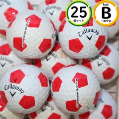 上級者向け キャロウェイ クロムソフト TRUVIS 25球 Bランク スピン性能・グリーンで止めやすい ロストボール 送料無料のサムネイル