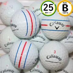 上級者向け キャロウェイ クロムソフトX TRIPLE TRACK 25球 Bランク ロストボール 送料無料 トリプルのサムネイル