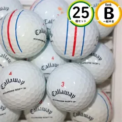 上級者向け キャロウェイ クロムソフト TRIPLE TRACK 25球 Bランク ロストボール 送料無料 25個 トリプル 中古のサムネイル
