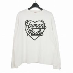 HUMAN MADE ハートロゴ ロングスリーブTシャツ ホワイト L - メルカリ