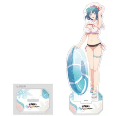 幼馴染とはラブコメにならない 描き下ろし特大アクリルスタンド 水萌汐 マリンセーラー水着 新品 未開封品 正規品 【カーテン魂】のサムネイル
