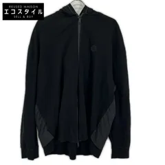 MONCLER　モンクレール　23年 ブラック MAGLIA APERTA フーディ パーカー　XLのサムネイル
