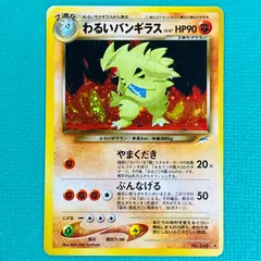 ポケモンカード 旧裏 わるいバンギラス やまくだき Lv.47 HP90 No.248 レア キラ ポケカ トレカ P101のサムネイル