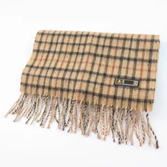 ダックス マフラー チェック柄 ブランド メンズ ブラウン DAKS 【中古】のサムネイル