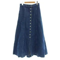 アクネ ストゥディオズ Acne Studios スカート デニム 36 青 ブルー フレア ロング丈 ボタンフライ /APのサムネイル