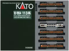 【中古】鉄道模型 1/150 113系2000番台 湘南色(JR仕様) 7両基本セット [10-1954]のサムネイル