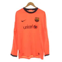 ナイキ NIKE Tシャツ XL 蛍光オレンジ 長袖 ラウンドネック /DU43のサムネイル