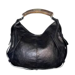 美品イヴサンローラン　モンバサ　黒レザー スタッズ　トムフォード期 美品イヴサンローラン モンバサ 黒レザー スタッズ トムフォード期 美