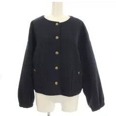 マレーラ MARELLA ノーカラージャケット 金ボタン 42 ネイビー 紺 691-39110224 /☆Gのサムネイル