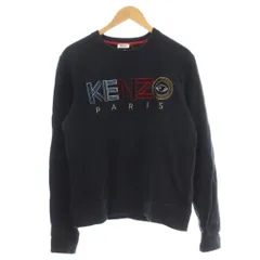ケンゾー KENZO スウェット トレーナー 裏起毛 ロゴ 長袖 M 黒 ブラック /☆Gのサムネイル