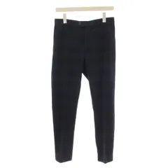 フレッドペリー FRED PERRY パンツ スラックス M 紺色 ネイビー 無地 フルレングス /LPのサムネイル