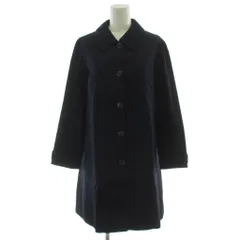 マジェスティックレゴン MAJESTIC LEGON スプリングコート F 紺 ネイビー 長袖 ステンカラー ミドル丈 /GG ■MAのサムネイル