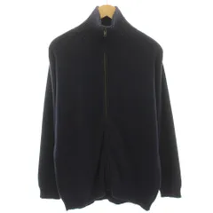 ジェイクルー J.CREW フルジップドライバーズニットセーター リブニットカーディガン 長袖 M 紺 ネイビー 6308109 /YT ■KCのサムネイル