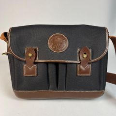 ハンティング ワールド ショルダー メッセンジャー バッグ 茶 大容量