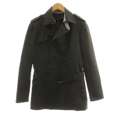エムケーミッシェルクランオム MK MICHEL KLEIN HOMME トレンチコート ダブル 中綿ライナー ベルト付き 46 茶 ブラウン /KUのサムネイル