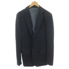 メンズメルローズ MEN'S MELROSE TRABESTメランジニット2BTジャケット テーラードジャケット 4 紺 ネイビー A0411FJ /HNのサムネイル