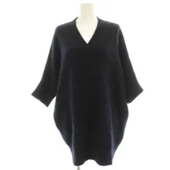 ダーマコレクション dama collection シャギーニット セーター 七分袖 ウール カシミヤ混 2 紺 ネイビー /HNのサムネイル