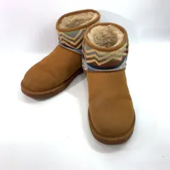 UGG Pendleton アグ ペンドルトン Classic Mini Pendleton ムートンブーツ チロリ模様 ブラウン ブーツ 26cm メンズのサムネイル