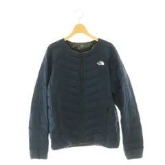 ザノースフェイス THE NORTH FACE NY31603 THUNDER ROUNDNECK JACKET ジャケット ダウン ノーカラー ジップアップ L ネイビー /HK ■OSのサムネイル