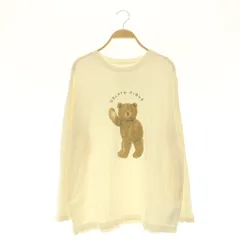 ジェラートピケ gelato pique ベアワンポイントプルオーバー カットソー 長袖 F オフホワイト /HK ■OSのサムネイル