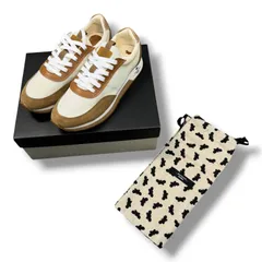 未使用品 MaxMara WKARARO ラロ ローカットスニーカー マックスマーラ WE5761056406002 キャメル 38 2376G4のサムネイル