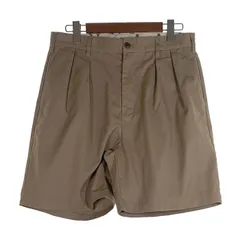 Schott ショット DOUBLE PLEATED T/C SHORTS プリーツ ショート ハーフ パンツ カーキ Size Lのサムネイル