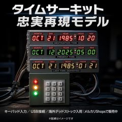バックトゥーザフューチャー デロリアン タイムサーキットスイッチ1／1