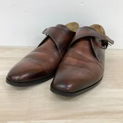around the shoes モンクストラップ シューズ ブラウン 42 (26cm相当) R011 151 メンズ 革靴 アラウンドザシューズ[OA04770]のサムネイル