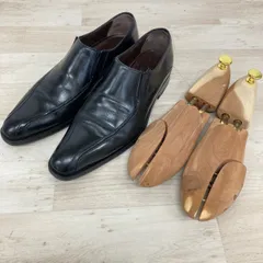 a.testoni/ア・テストーニ メンズ 6 1/2(25cm相当) スリッポン/ビジネスシューズ ブラック M11639 0508 シューキーパー付[OL00571]のサムネイル