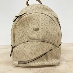 GUESS/ゲス リュックサック/バックパック ベージュ 総柄 モノグラム Gロゴ レディース[ON01042]のサムネイル