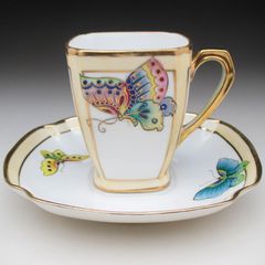 オールドノリタケ 幾何学文 カップ＆ソーサー (e) - メルカリ