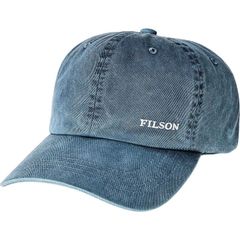 フィルソン メンズ アクセサリー 帽子 キャップ Filson Washed LowProfile Logger Cap Washed Blue ブルー