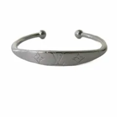 ルイヴィトン LOUIS VUITTON M64839 ジョンク・モノグラム ブレスレット バングル シルバーカラー のサムネイル