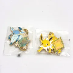 一番くじ Pokemon for you Romantic Dresser G賞 メタルチャーム グレイシア サンダース 2種セットのサムネイル