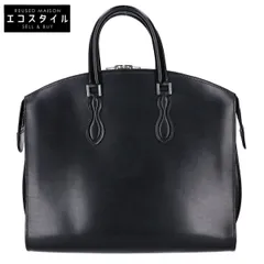 WILDSWANS　ワイルドスワンズ　CIRCULO/サーキュロ ブラック イングリッシュブライドル×オリジナルコットン ブリーフケース　-のサムネイル