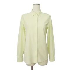 メーカーズシャツ カマクラ MAKER'S SHIRT 鎌倉 EASY CARE シャツ ストライプ 40 黄緑 ライムグリーンのサムネイル