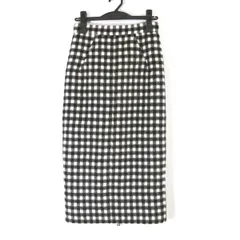 N°21 ヌメロヴェントゥーノ 22AW ジップデザインギンガムチェックスカート 38 P22IN2M C1513001のサムネイル