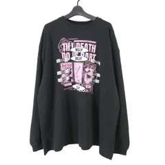 WILLY CHAVARRIA ウィリーチャバリア × TOM TOSSEYN 23AW TILL DEATH+flyers LS BUFFALO T プリントバッファローTシャツ S AAP014のサムネイル