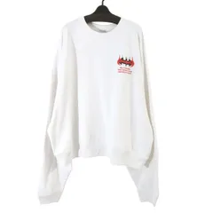 WILLY CHAVARRIA ウィリーチャバリア 24SS BUFFALO SATAN BOMBER CREW バッファローサタンボンバークルーネックスウェットシャツ Lのサムネイル