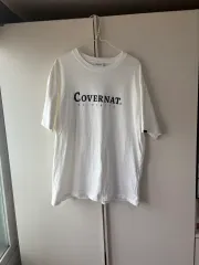 COVERNAT 半袖Tシャツ 白 ユニセックスのサムネイル