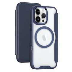 [신품] YUYIB iPhone 16 Pro 케이스 수첩형 MagSafe 대응 배면 클리어 투명 고급인 PU 레더+PC 패널+TPU 범퍼 마그넷 개폐 충격 흡수 경량 얇은 브랜드