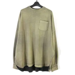 WILLY CHAVARRIA ウィリーチャバリア 22AW SEQUOIA JERSEY フェード加工オーバーサイズドロングスリーブポケットTシャツ Mのサムネイル